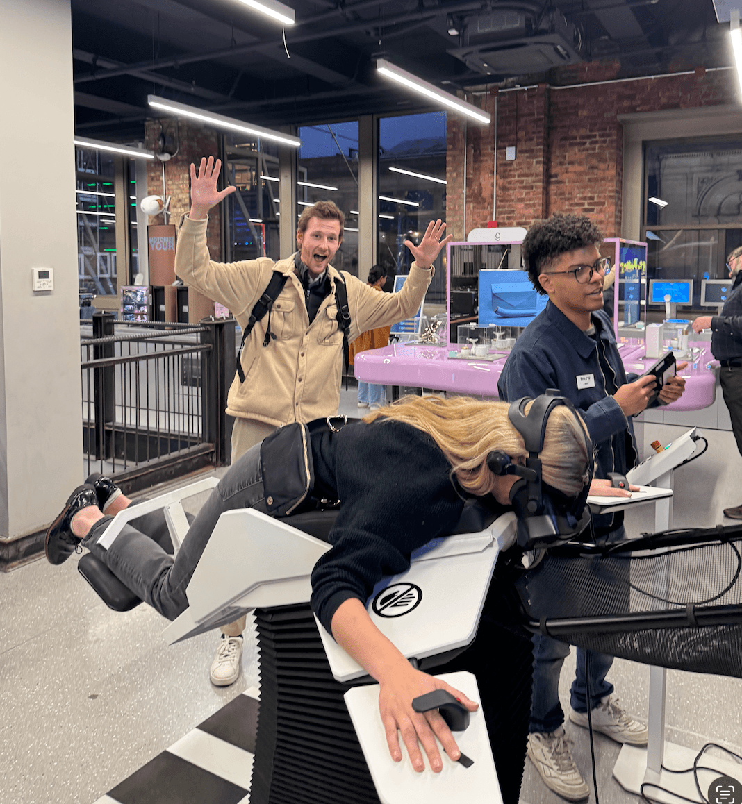 CourtAvenue teammates at an event in New York
