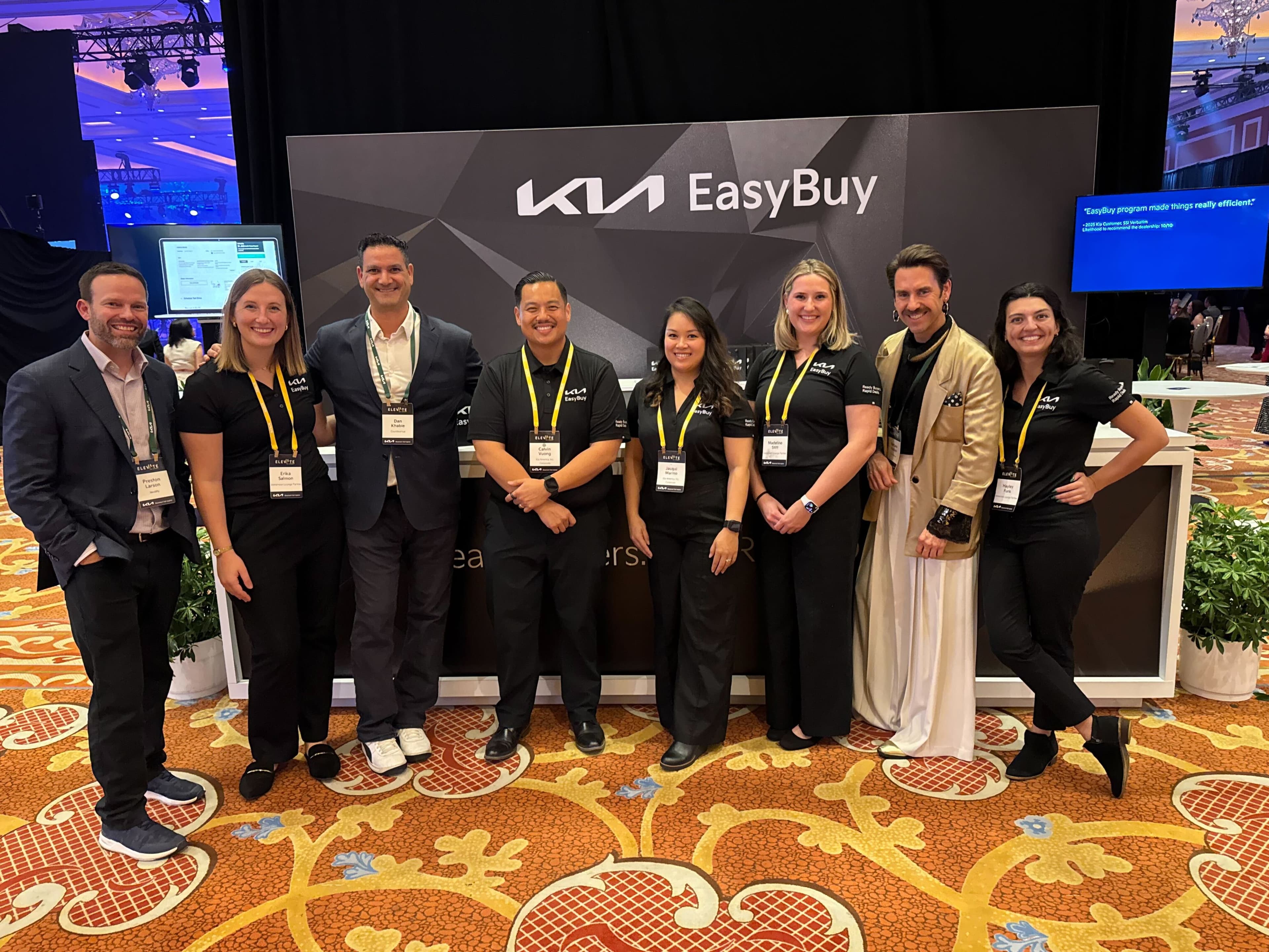 CourtAvenue team at Kia EasyBuy booth