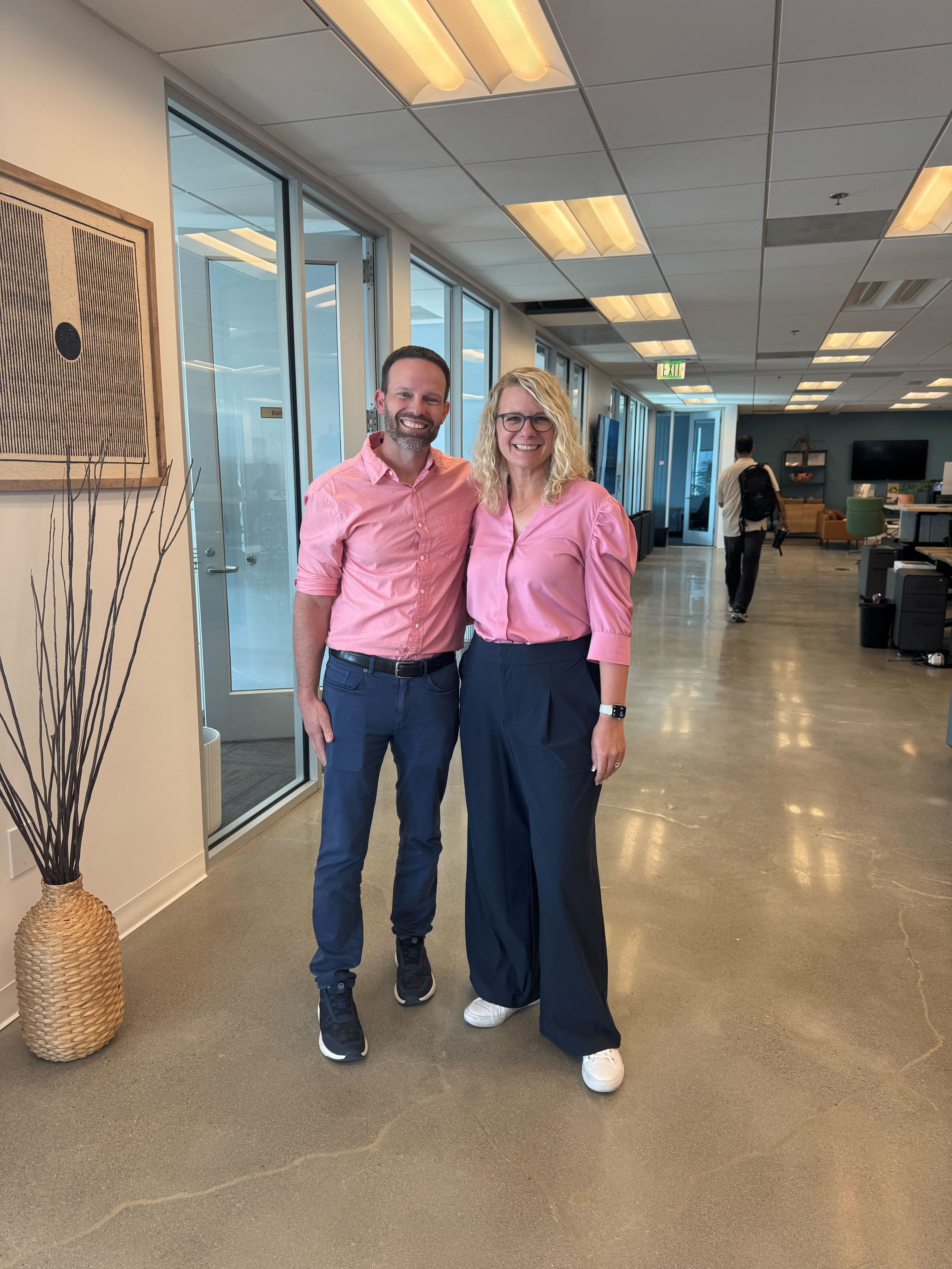 CourtAvenue Modifly teammates in the office